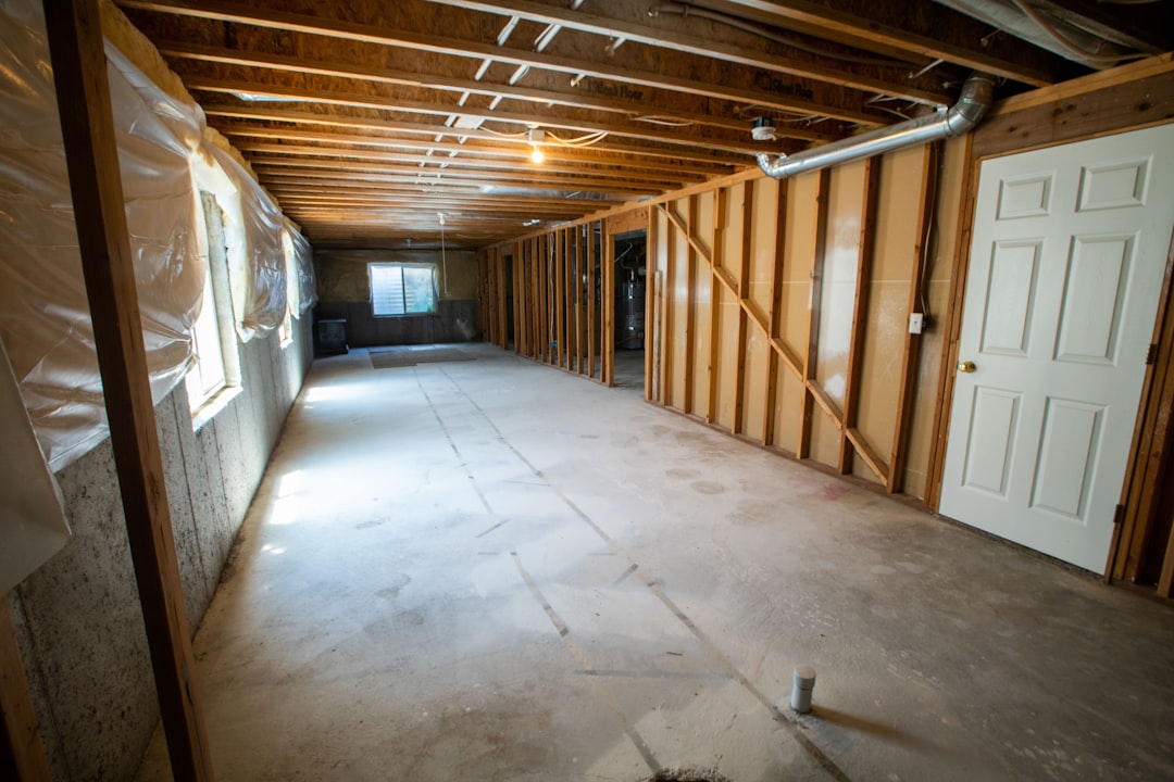 Photo of a Utah residential foundation excavation showing basement forms and rebar